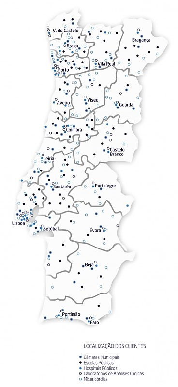 Mapa de Clientes SINASE