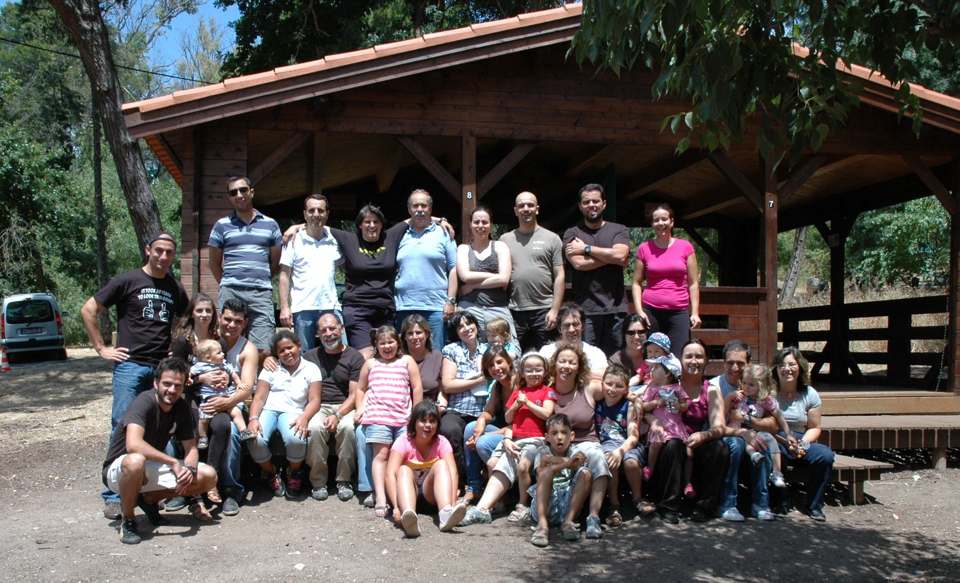 Alguns dos participantes no Almoço