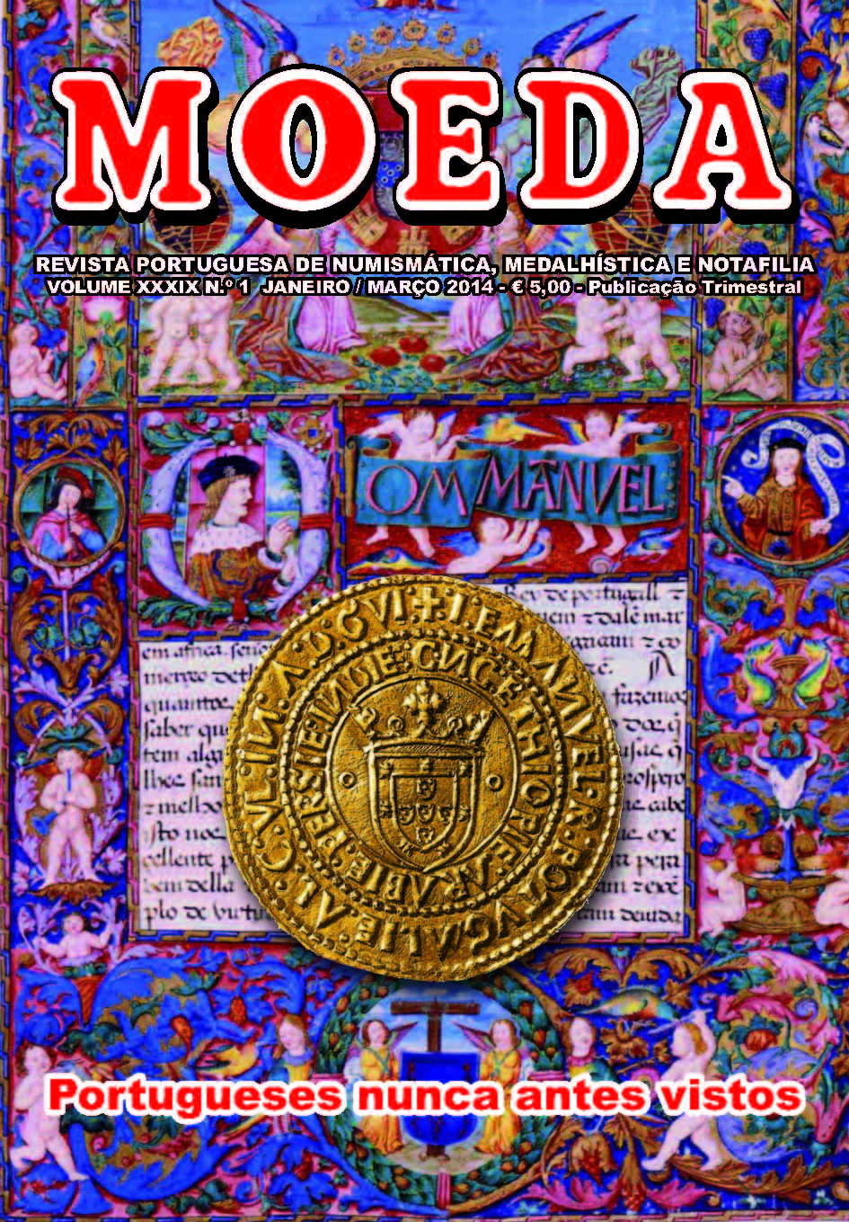 Capa Revista Moeda Portugueses de Ouro